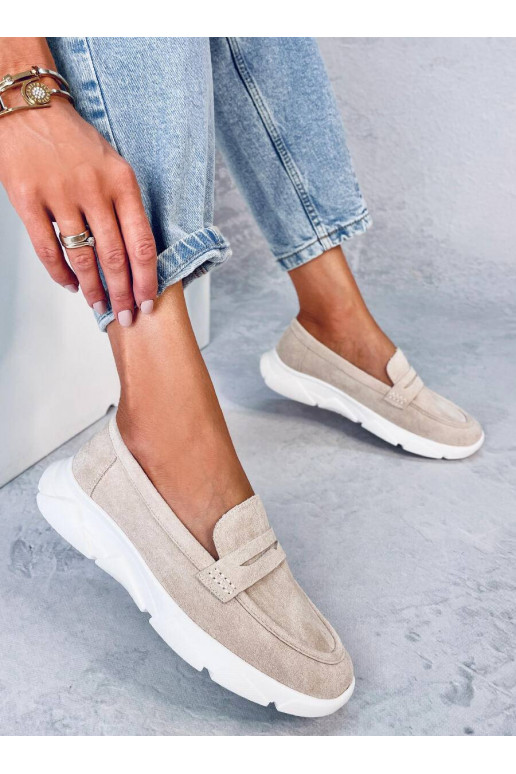 Mokasīni mīksta zole HICKS BEIGE