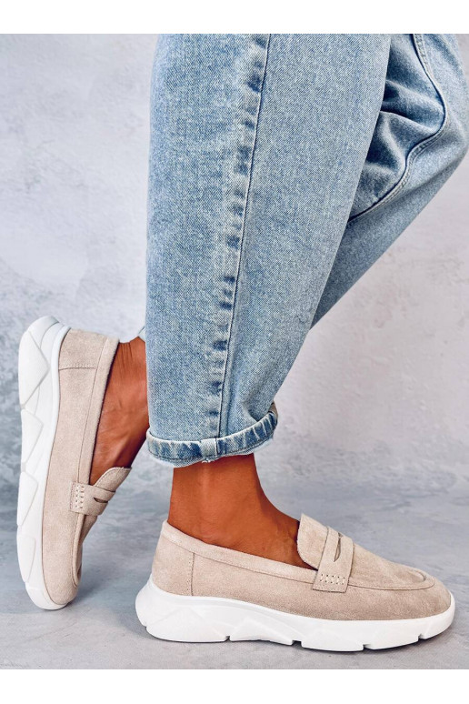 Mokasīni mīksta zole HICKS BEIGE