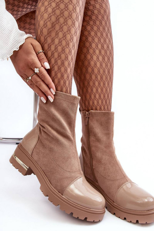 Klasiska modeļa Sieviešu puszābaki ar...