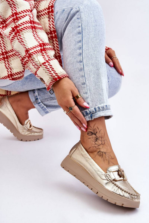 Mokasīni ar platformu ar ornamentiem...