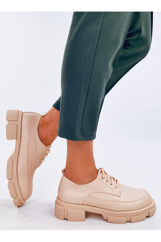 Mokasīni paaugstināta zole UNNA BEIGE