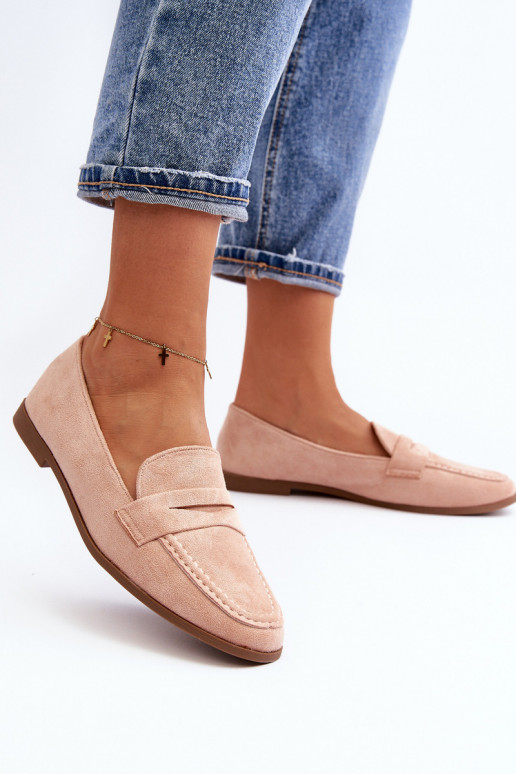 Klasiska modeļa Mokasīni Rozā krāsas...