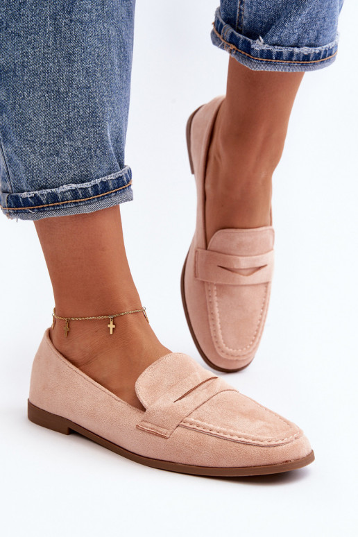 Klasiska modeļa Mokasīni Rozā krāsas...