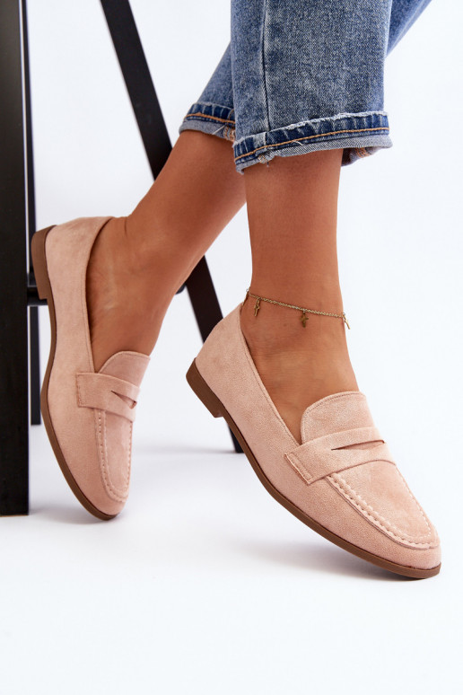 Klasiska modeļa Mokasīni Rozā krāsas...