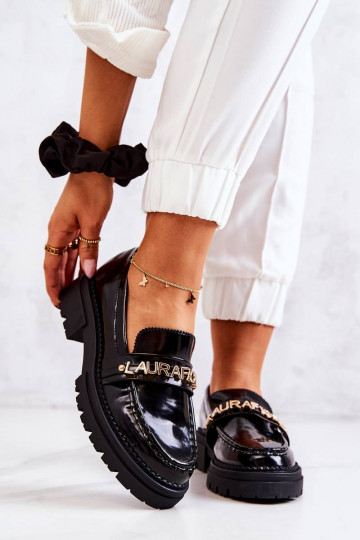 Laque apavi La.Fi melnas...