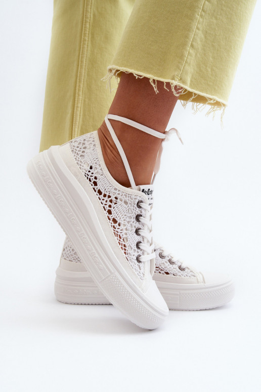 Ar mežģīnēm sieviešu puszābaki Lee...