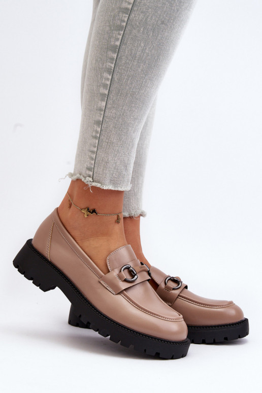 Mokasīni Eko smilšu krāsas Ledda