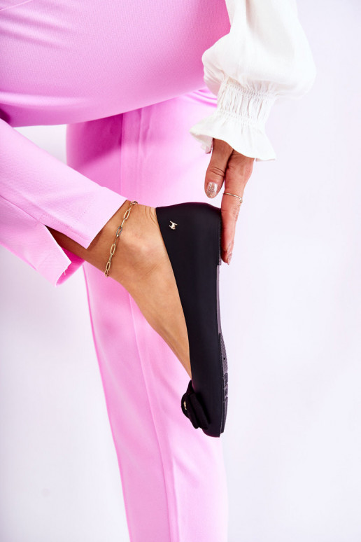 Gumijas Balerīnas ar bantītēm melnas...