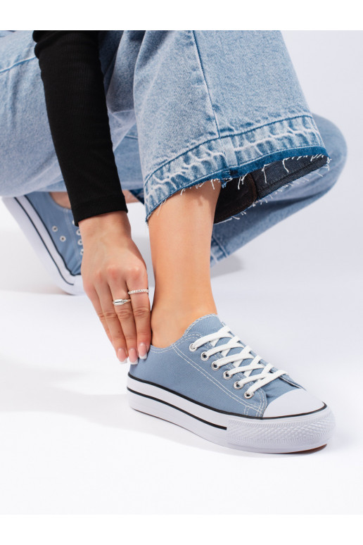 Gaiši zilas krāsas Sieviešu zābaki