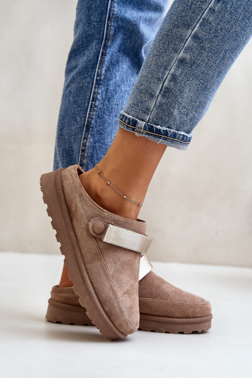 Sieviešu čības uz platformas ar...