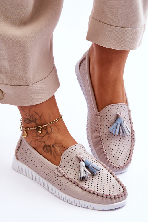 Moteriškie mokasinai ar caurumu...