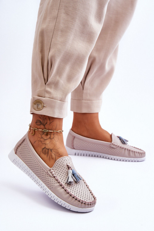 Moteriškie mokasinai ar caurumu...