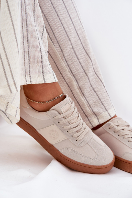 Smilšu krāsas sporta stila sieviešu...