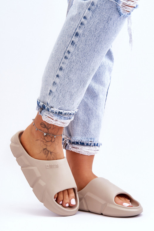 Vieglas smilšu krāsas čības Big Star...