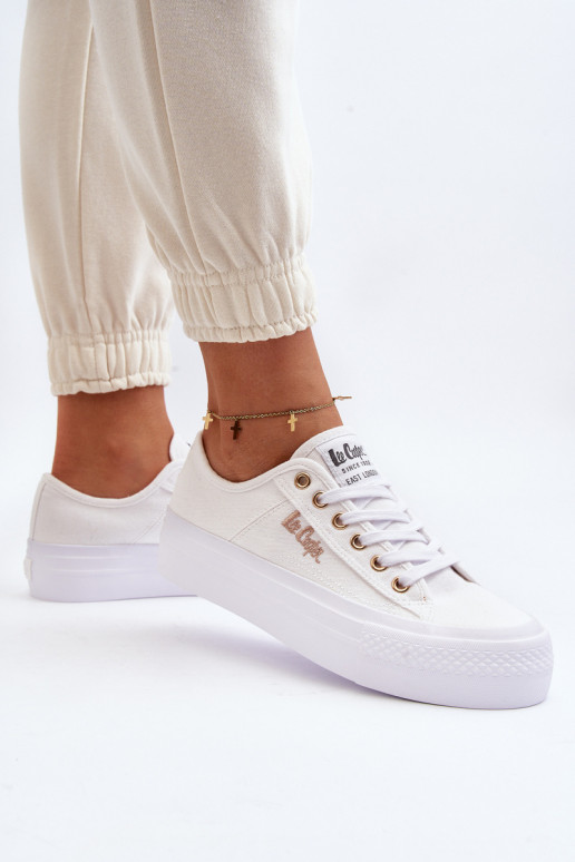 Sieviešu baltas kurpes ar platformu...