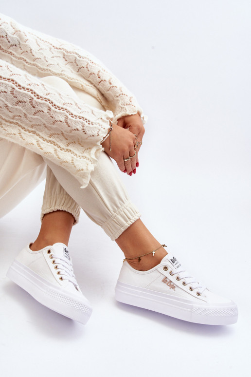 Sieviešu baltas kurpes ar platformu...