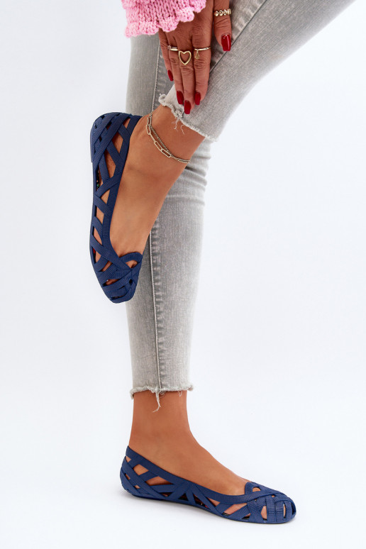 Gumijas balerīnas tumši zilā krāsā Salam