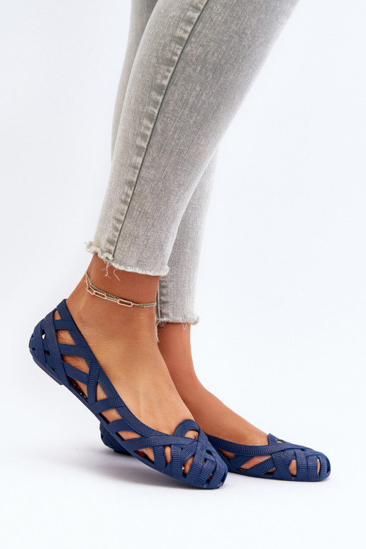 Gumijas balerīnas tumši zilā krāsā Salam