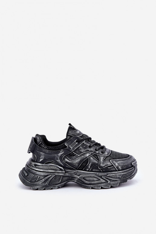 Melni krāsas sieviešu sporta kedas