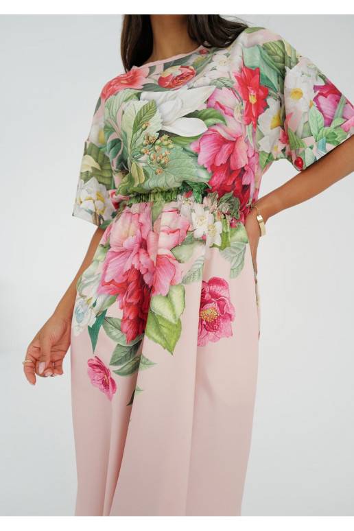 Greta - Midi garuma kleita ar rakstiem Greta - Midi garuma kleita ar rakstiem