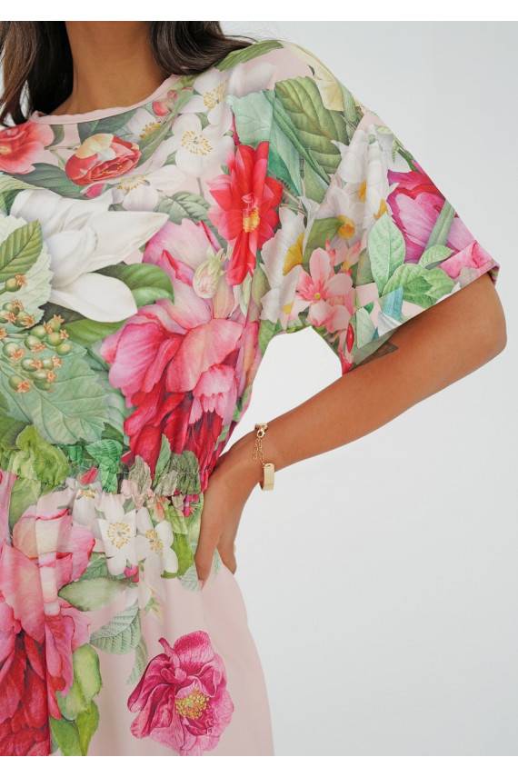 Greta - Midi garuma kleita ar rakstiem