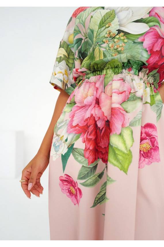 Greta - Midi garuma kleita ar rakstiem