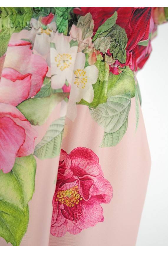 Greta - Midi garuma kleita ar rakstiem