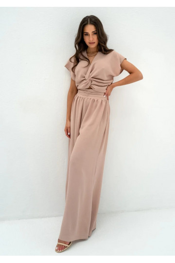 Musso - Beige loose trousers 2