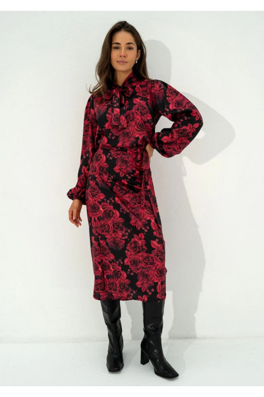 Kinsley - bordo krāsas kleita Kinsley - bordo krāsas kleita