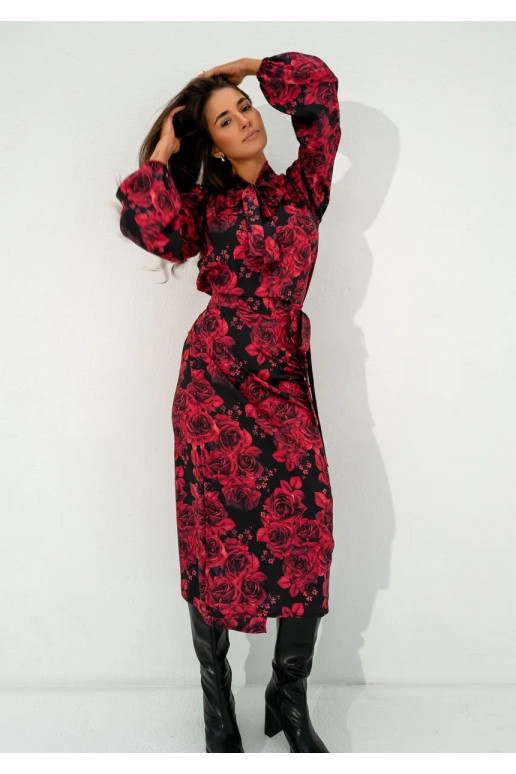 Kinsley - bordo krāsas kleita Kinsley - bordo krāsas kleita