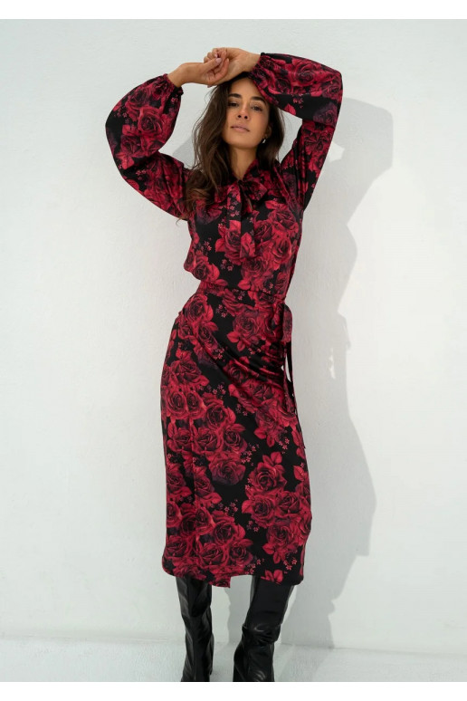 Kinsley - bordo krāsas kleita Kinsley - bordo krāsas kleita