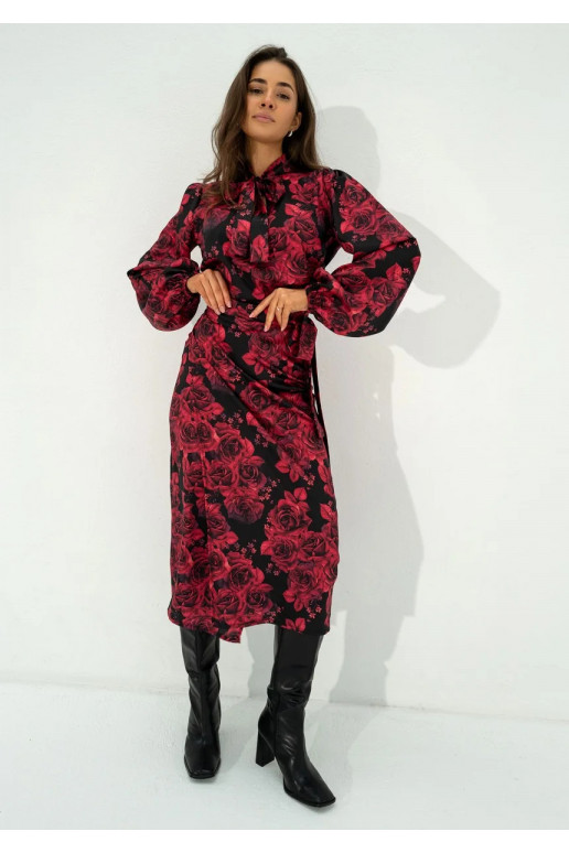 Kinsley - bordo krāsas kleita Kinsley - bordo krāsas kleita