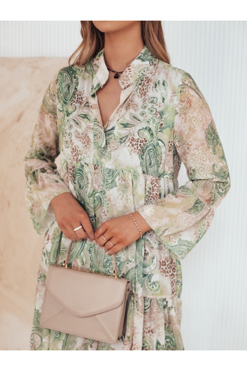 PRINSA zaļa kleita 2