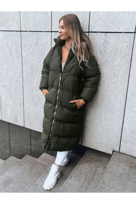 COZYSEASON sieviešu ziemas jaka zaļa