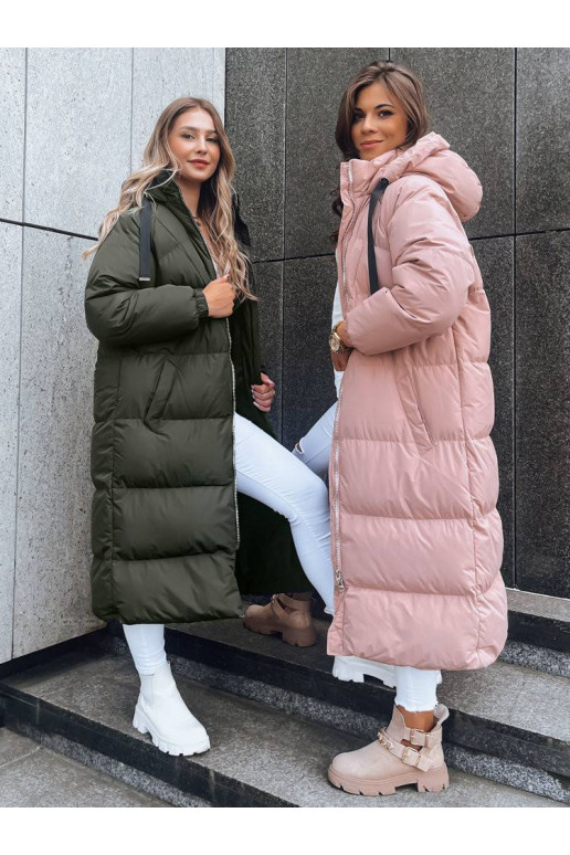 COZYSEASON sieviešu ziemas jaka zaļa