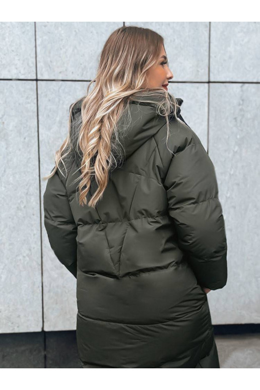 COZYSEASON sieviešu ziemas jaka zaļa