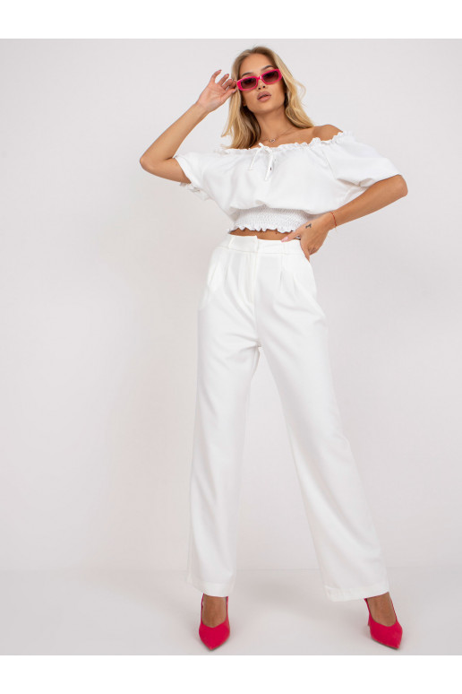 Baltas platas bikses RUE PARIS