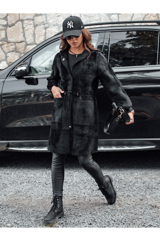 Sieviešu garais mētelis ar kapuci...