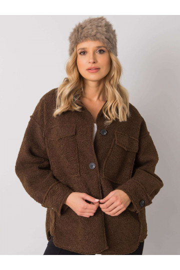 Tumši bēša kažokādas cepure