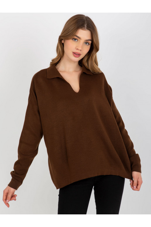 Tumši brūns vienkāršs oversize...