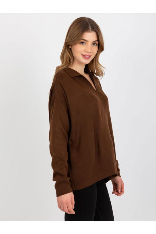 Tumši brūns vienkāršs oversize...