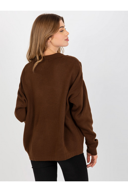 Tumši brūns vienkāršs oversize...