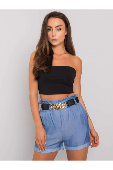 Zili šorti ar svītru Marella