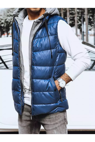 Vīriešu veste, tumši zila