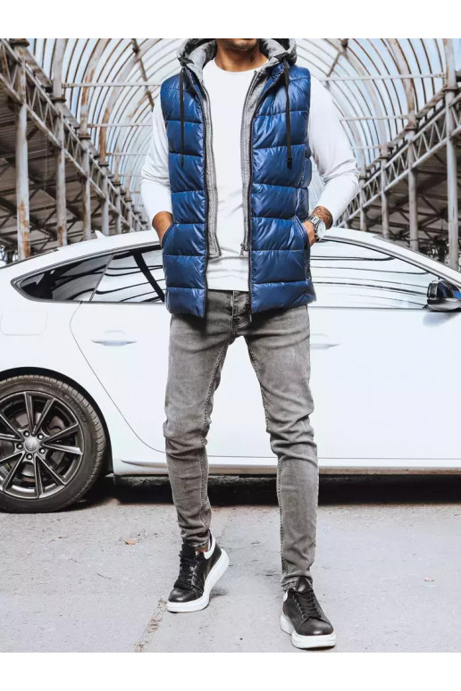 Vīriešu veste, tumši zila