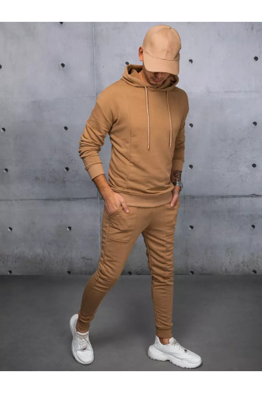 Vīriešu brūna krāsa treniņtērps