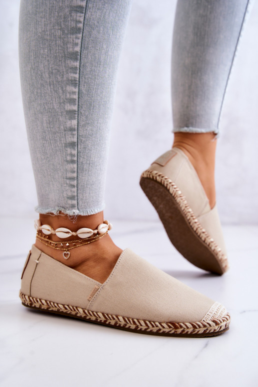 espadrilles Pārliecinošs modelis Big Star JJ274899 smilšu krāsas