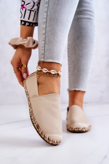 espadrilles Pārliecinošs modelis Big Star JJ274899 smilšu krāsas 2