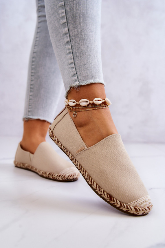 espadrilles Pārliecinošs modelis Big Star JJ274899 smilšu krāsas