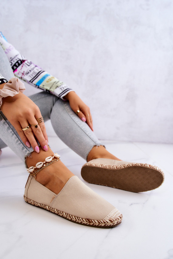 espadrilles Pārliecinošs modelis Big Star JJ274899 smilšu krāsas